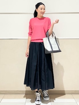 「ORCIVAL（オーシバル）のアイテム」を使った、erikoさん（レディース・165cm）の秋コーディネート