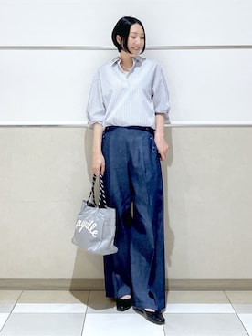 「MINIMUM（ミニマム）のアイテム（ワンピース/ドレス）」を使った、erikoさん（レディース・165cm）の春コーディネート