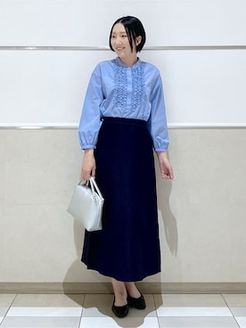 「SOUP（スープ）のアイテム（トップス）」を使った、erikoさん（レディース・165cm）の冬コーディネート