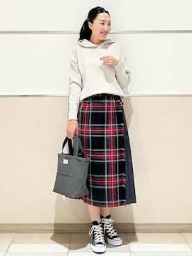 「ORCIVAL（オーシバル）のアイテム」を使った、erikoさん（レディース・165cm）の秋コーディネート