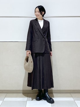 erikoさん（レディース・165cm）の秋コーディネート