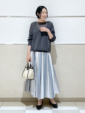 「THE SHOP TK （ザ ショップ ティーケー ）のアイテム」を使った、erikoさん（レディース・165cm）の春コーディネート