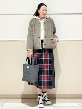 「ORCIVAL（オーシバル）のアイテム」を使った、erikoさん（レディース・165cm）の秋コーディネート