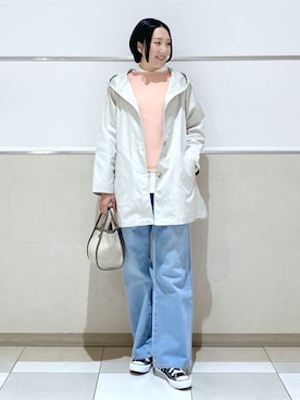 「MINIMUM（ミニマム）のアイテム（スカート）」を使った、erikoさん（レディース・165cm）の冬コーディネート