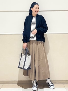 「ORCIVAL（オーシバル）のアイテム」を使った、erikoさん（レディース・165cm）の秋コーディネート