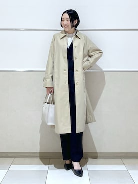 「アイテム（サロペット/オーバーオール）」を使った、erikoさん（レディース・165cm・40代）の冬コーディネート