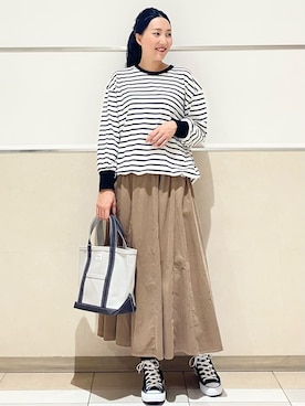 「ORCIVAL（オーシバル）のアイテム」を使った、erikoさん（レディース・165cm）の夏コーディネート