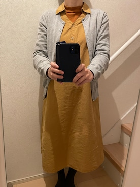「OFUON（オフオン）のアイテム」を使った、mi_hoさん（レディース・157cm）の秋コーディネート