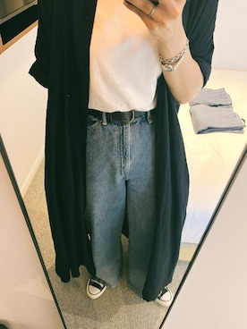 「AMERICAN HOLIC」｜「アイテム（ワンピース）」を使った、あきこさん（レディース・159cm）の秋コーディネート