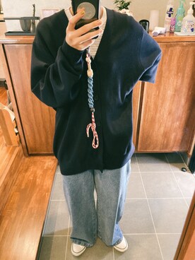 「BATONER（バトナー）のアイテム」を使った、あきこさん（レディース・159cm）の春コーディネート