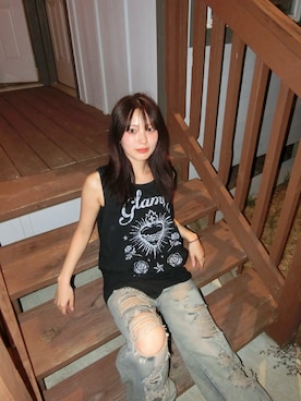 「glamb（グラム）のアイテム」を使った、babyyucchanさん（レディース・158cm）の秋コーディネート