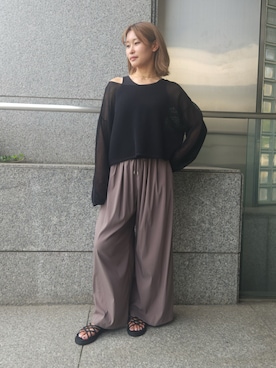 Obis&さん(レディース・156cm)の夏コーディネート