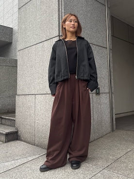 Obis&さん(レディース・156cm)の秋コーディネート