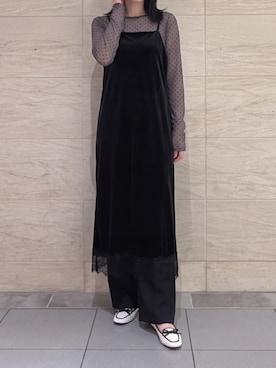 Lana leaさん（レディース・159cm）の秋コーディネート
