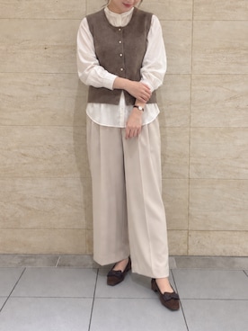 「Launa lea（ラウナレア）のアイテム（パンプス）」を使った、Lana leaさん（レディース・155cm）の秋コーディネート