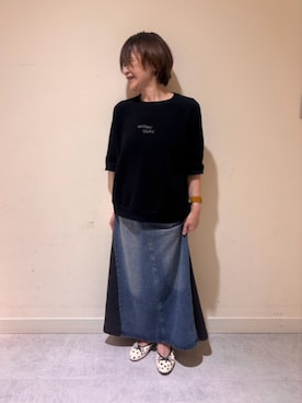 「Launa lea（ラウナレア）の【26秋冬】レースパイピングリボンバレエシューズ(B1616,B1616A,B1616C)（Ballet shoes、その他）」を使った、Lana leaさん（レディース・161cm）の秋コーディネート