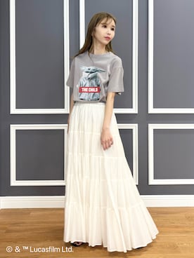 「DRESSTERIOR（ドレステリア）のアイテム（Tシャツ/カットソー）」を使った、natsukiさん（レディース・160cm）の春コーディネート