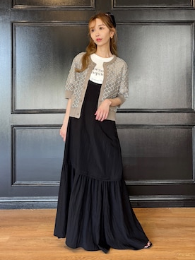 「DRESSTERIOR（ドレステリア）のアイテム（Tシャツ/カットソー）」を使った、natsukiさん（レディース・160cm）の春コーディネート