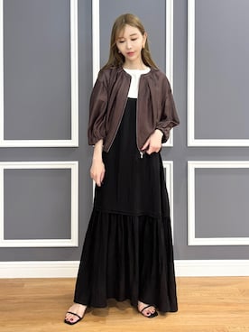 「DRESSTERIOR（ドレステリア）のアイテム（Tシャツ/カットソー）」を使った、natsukiさん（レディース・160cm）の夏コーディネート