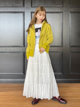 「DRESSTERIOR（ドレステリア）のアイテム（Tシャツ/カットソー）」を使った、natsukiさん（レディース・160cm）の夏コーディネート