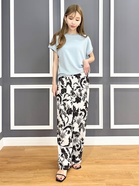 「DRESSTERIOR（ドレステリア）のアイテム（Tシャツ/カットソー）」を使った、natsukiさん（レディース・160cm）の春コーディネート