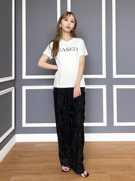 「DRESSTERIOR（ドレステリア）のアイテム（Tシャツ/カットソー）」を使った、natsukiさん（レディース・160cm）の夏コーディネート
