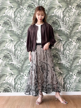 「DRESSTERIOR（ドレステリア）のアイテム（Tシャツ/カットソー）」を使った、natsukiさん（レディース・160cm）の春コーディネート