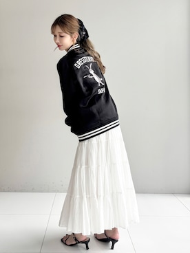 「DRESSTERIOR（ドレステリア）のアイテム（Tシャツ/カットソー）」を使った、natsukiさん（レディース・160cm）の春コーディネート