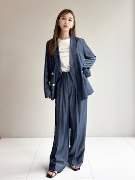 「DRESSTERIOR（ドレステリア）のアイテム（Tシャツ/カットソー）」を使った、natsukiさん（レディース・160cm）の春コーディネート