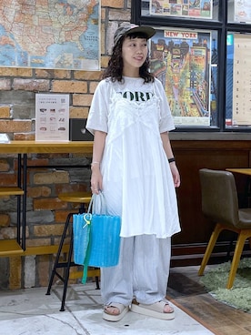 おやぶさん(レディース・157cm)の夏コーディネート