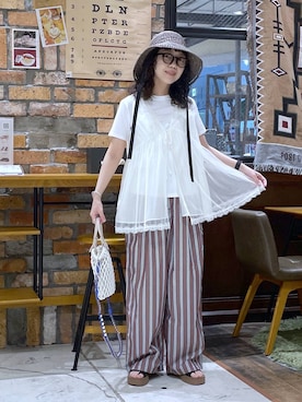 おやぶさん(レディース・157cm)の夏コーディネート