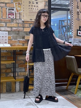 おやぶさん(レディース・157cm)の夏コーディネート