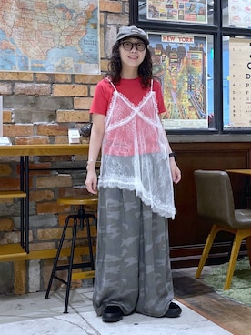おやぶさん（レディース・157cm）の夏コーディネート