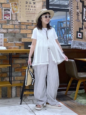 おやぶさん(レディース・157cm)の夏コーディネート