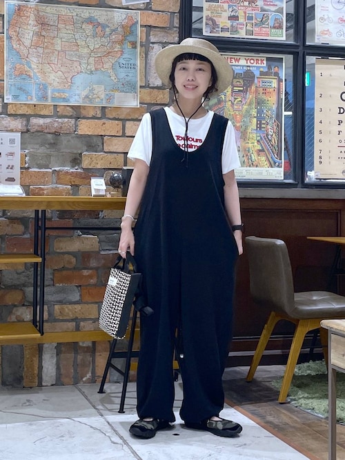 niko andのオールインワン・サロペットを使ったコーディネート