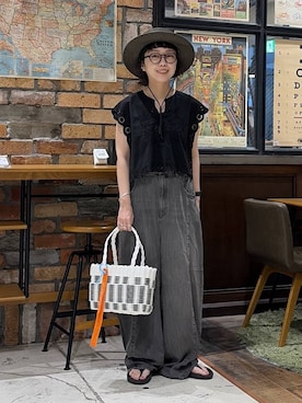 おやぶさん(レディース・157cm)の夏コーディネート