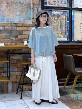 おやぶさん(レディース・157cm)の夏コーディネート