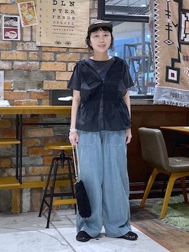 おやぶさん(レディース・157cm)の夏コーディネート