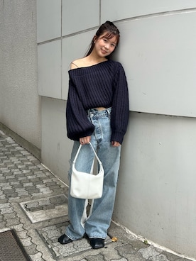 鈴木知華さん(レディース・155cm)の秋コーディネート