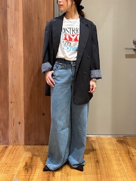 鈴木知華さんのコーディネート