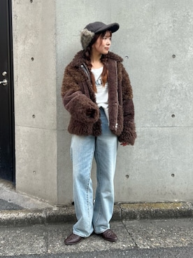 鈴木知華さん(レディース・155cm)の秋コーディネート