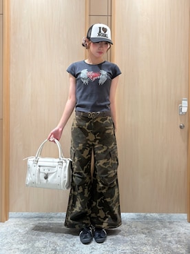 梶岡 莉子さん(レディース・163cm)の夏コーディネート