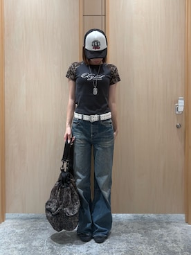 梶岡 莉子さん(レディース・163cm)の夏コーディネート