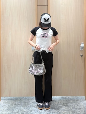 梶岡 莉子さん（レディース・163cm）の夏コーディネート