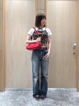 梶岡 莉子さん（レディース・163cm）の夏コーディネート