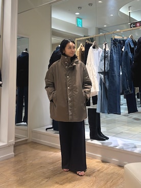 「upperhights（アッパーハイツ）のアイテム」を使った、nolmitoさん（レディース・153cm）の秋コーディネート