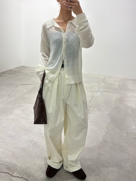 「select MOCA（セレクトモカ）のアイテム（バッグ）」を使った、rreinaさん（レディース・154cm）の秋コーディネート