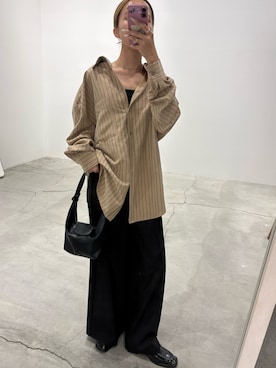 「select MOCA（セレクトモカ）のアイテム（シャツ/ブラウス）」を使った、rreinaさん（レディース・154cm）の秋コーディネート
