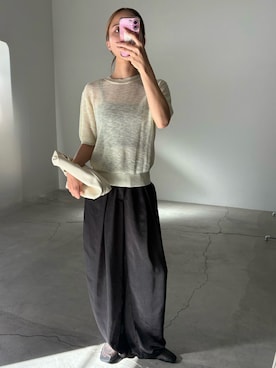 「select MOCA Et（セレクトモカエト）のアイテム」を使った、rreinaさん（レディース・154cm）の夏コーディネート