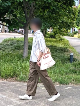 「MoonStar（ムーンスター）のアイテム」を使った、つくねさん（メンズ・173cm）の夏コーディネート